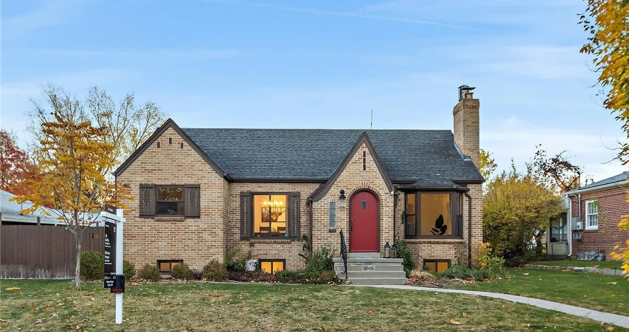 A Greenwood Village Colorado home on a tree-lined lot